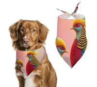 Magnifique bandanas pour chien coucou pour nourrir et toiletter, bavoirs triangulaires lavables pour animaux domestiques pour chats et chiens