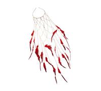 Magnifique bandeau à plumes et chaîne tendance fait à la main pour les femmes avant-gardistes