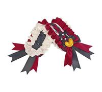 Magnifique bandeau à volants en dentelle des années 2000 - Accessoire de coiffure pour femme et fille - Cosplay - Accessoire de photographie - Bandeau tendance