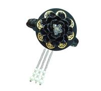Magnifique bandeau de nationalité chaoxienne mettant en valeur un savoir-faire distinctif pour les spectacles et les célébrations à thème noir