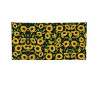 Magnifique bannière polyvalente avec imprimé tournesol, décorations de fête et d'anniversaire, pour toutes les occasions
