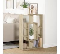 Magnifique Bibliothèque chêne sonoma 63x20x90 cm bois d'ingénierie - design polyvalent - pour maison - Brun 13.1 kg 2026_374023