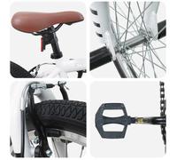 Magnifique BMX 20 Pouces pour les plus de 9 ans Blanc - design polyvalent - pour maison - Blanc 18.31 kg 2026_750255