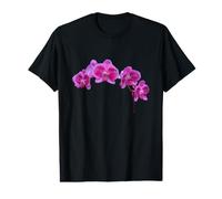 Magnifique Branche d'orchidée Phalaenopsis Magenta en Forme de Mania 1 T-Shirt Graphique avec Valeur
