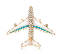 Magnifique broche avion breloques avion banquet écharpe revers bijoux fête pour sac à dos badge décoration épingle