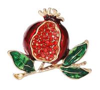 Magnifique broche en forme de grenade élégante pour un usage quotidien, une décoration élégante, taille unique, Comme décrit