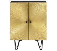 Magnifique Buffet 55x30x75 cm bois massif de manguier - design polyvalent - pour maison - Or 19.75 kg 2026_644286