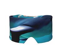 Magnifique cache-oreilles et yeux avec imprimé dauphins du monde sous-marin - Pour la maison et le bureau
