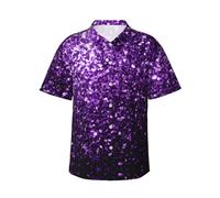 Magnifique chemise hawaïenne à manches courtes pour homme avec imprimé pour l'été, le travail, la plage, le surf, le bateau, Noir , 3XL