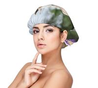 Magnifique cheval Palomino lavande,Bonnet de nuit en satin pour adulte - Bonnet de nuit élastique pour femme, couvre-cheveux de nuit
