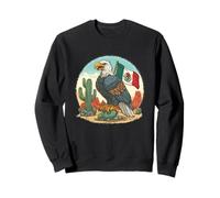 Magnifique Costume d'aigle Mexicain avec Cactus dans Le désert Sweatshirt