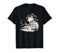 Magnifique Costume de Calligraphie Japonaise pour Les Amateurs de Renard T-Shirt