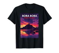 Magnifique Coucher de Soleil Bora Bora Polynésie française T-Shirt