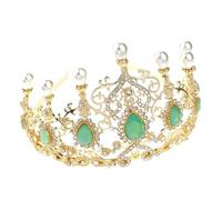 Magnifique Couronne De Cheveux En Perles De Couleur Or, Diadèmes Arabes À Fleurs, Serre-tête, Bijoux De Mariage For Mariée En Algérie Et Au Maroc Délicat Confortable