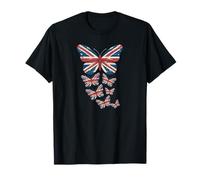 Magnifique Drapeau Britannique Union Jack Mignon pour Femmes et Filles T-Shirt