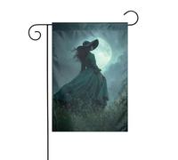 Magnifique drapeau de jardin vintage fantaisie 30 x 45 cm vertical double face ferme vacances décorations extérieures drapeau de cour