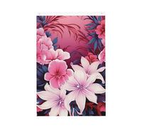 Magnifique drapeau floral de bienvenue de 61 x 91 cm double face qui ne se décolore pas pour maison, cour, porche, pelouse, décoration extérieure