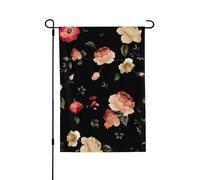 Magnifique drapeau floral pour porche d'automne double face 71 x 102 cm, bannière d'extérieur durable pour jardin, pelouse, décoration saisonnière