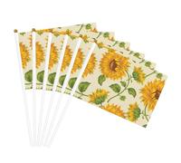 Magnifique drapeau léger imprimé tournesol jaune double face pour fête, défilé, décoration d'intérieur, célébrations