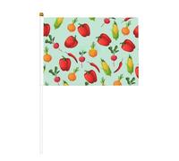 Magnifique drapeau miniature imprimé de papillons - Fournitures de fête pour défilés de la coupe du monde - Drapeaux d'événements