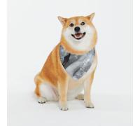Magnifique écharpe en plumes de cygne pour chien - Écharpe triangulaire adaptée pour les chiens de petite, moyenne et grande taille, noir, bandana pour chien