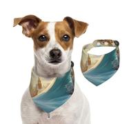 Magnifique écharpe pour animal domestique, bandanas printemps été en coton doux pour chiot, accessoires réglables pour petites, moyennes et grandes, filles, garçons, chiots, taille M