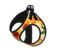 Magnifique ensemble de harnais et laisse pour chien et chat, réfléchissant, réglable, anti-fuite, avec maille douce et respirante, pour petits animaux de compagnie et chatons chiots