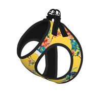 Magnifique ensemble harnais et laisse pour chat et chien, réfléchissant, réglable, anti-fuite, avec maille douce et respirante, pour petits animaux de compagnie et chatons chiots