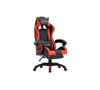 magnifique fauteuil inclinable en Similicuir Noir fixe standard 36x48x40 avec repose-pieds