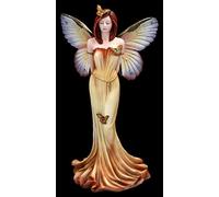 Magnifique figurine d'elfe avec papillons Love | Statue de fée