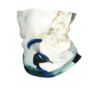 Magnifique foulard imprimé paons au bord du lac - Cagoule pour le visage et le cou - Cache-cou - Bandana - Cache-cou pour homme et femme