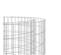 Magnifique Foyer en gabion Ø 50 cm Fer galvanisé - design polyvalent - pour maison - Argent 4.4 kg 2026_361299