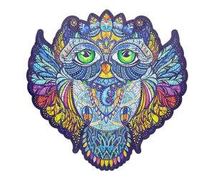 Magnifique hibou puzzle bois, b c