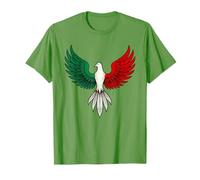 Magnifique Illustration de Drapeau Mexicain Colombe Patriotique Oiseau de Paix T-Shirt