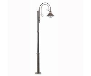 Magnifique Lampadaire Nautica À 1 Lampe marron oxydé, clair