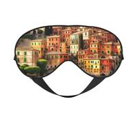 Magnifique masque de sommeil italien, 100 % soie naturelle de mûrier avec couvre-yeux ultra doux pour dormir, voyage, sieste