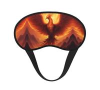 Magnifique masque de sommeil occultant Phoenix avec bande élastique qui s'adapte à toutes les formes de tête, idéal pour les voyages, le bureau et le travail de nuit