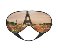 Magnifique masque respirant pour les yeux Tour Eiffel Paris Imprimé Fonctionnalité Extérieur Voyage Camping Méditation Yoga