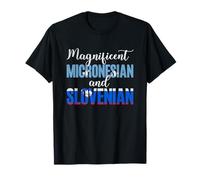 Magnifique mélange micronésien et slovène T-Shirt
