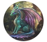 Magnifique mère Dragon | pour Adultes |Rainbow-Colored Double Wings| 1000pcs (67.5x67.5cm) Puzzles Jeux Éducatifs Puzzles De Décoration Intérieure