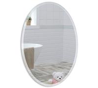 Magnifique Miroir de Salle de Bain Ovale, Moderne et élégant, taillé en biseau, Mural 50CM X 40CM