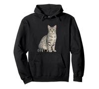 Magnifique Motif Chat mau égyptien Sweat à Capuche