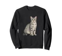 Magnifique Motif Chat mau égyptien Sweatshirt