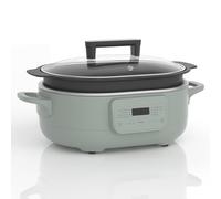 MAGNIFIQUE - Multicuiseur de 6 litres, avec cocotte 8 en 1 programmable, faitout pour pâtes, antiadhésif, passe au four jusqu'à 260 °C, olive