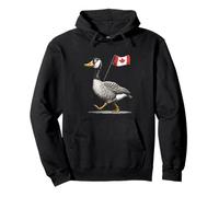 Magnifique oie avec Drapeau du Canada Sweat à Capuche