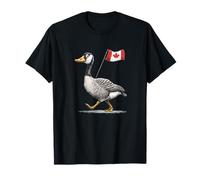 Magnifique oie avec Drapeau du Canada T-Shirt