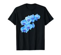 Magnifique orchidée phalaenopsis Bleue en Forme d'orchidée Mania T-Shirt Graphique avec Valeur