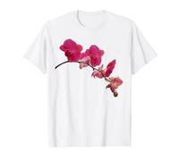 Magnifique orchidée phalaenopsis Formes orchidée Mania T-Shirt Graphique avec Valeur, Homme, Blanc, M
