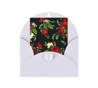 Magnifique organisateur de cartes de vœux avec roses vierges à l'intérieur pour cartes d'anniversaire, cartes d'invitation