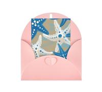 Magnifique organisateur de cartes de vœux en forme d'étoile de mer vierge à l'intérieur pour cartes d'anniversaire, cartes d'invitation